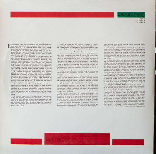Sviatoslav Richter - Franz Schubert : Impromptu In A Flat Major, Op. 142 N 2, Sonata N 19 In C Minor, Sonata N 21 In B Flat Major (2xLP, Album)