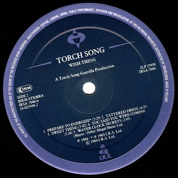 Torch Song : Wish Thing (LP, Album)