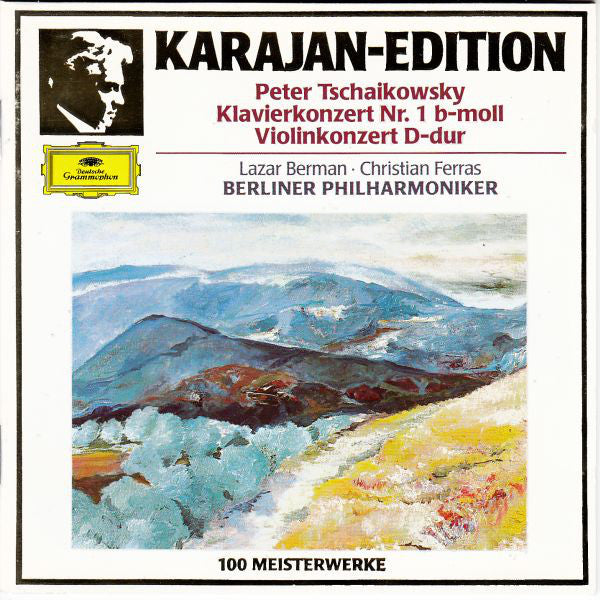 Pyotr Ilyich Tchaikovsky : Herbert von Karajan, Lazar Berman · Christian Ferras · Berliner Philharmoniker : Klavierkonzert Nr. 1 B-moll / Violinkonzert D-dur (CD, Comp, RM)