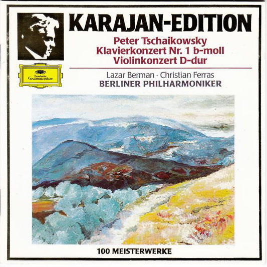 Pyotr Ilyich Tchaikovsky : Herbert von Karajan, Lazar Berman · Christian Ferras · Berliner Philharmoniker : Klavierkonzert Nr. 1 B-moll / Violinkonzert D-dur (CD, Comp, RM)