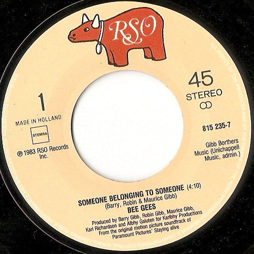 Bee Gees : Someone Belonging To Someone (7", Single)
