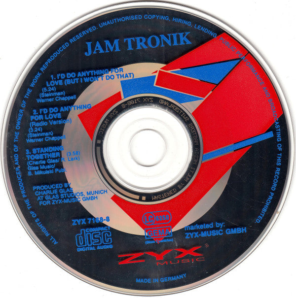 Jam Tronik : I'd Do Anything For Love (CD, Maxi)
