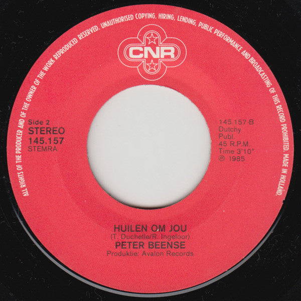 Peter Beense : Ik Zou Het Willen Schreeuwen Van De Toren (7", Single)