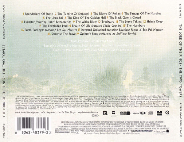 Howard Shore : Der Herr Der Ringe - Die Zwei Türme (Original Motion Picture Soundtrack) (CD, Album, Enh)