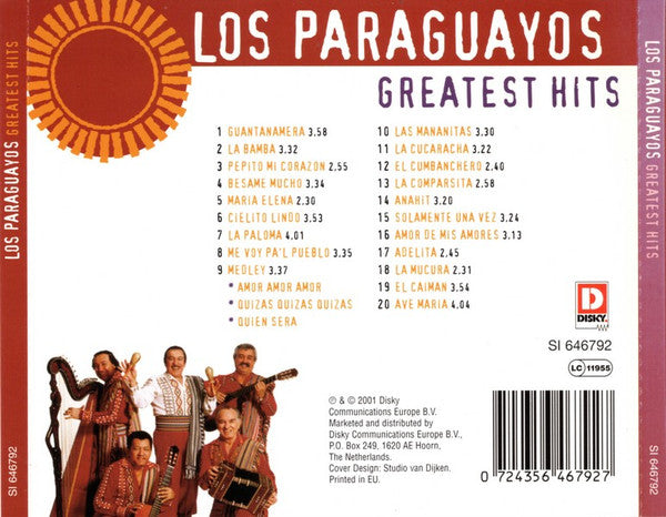 Reynaldo Meza Y Los Paraguayos : Greatest Hits (CD, Comp)