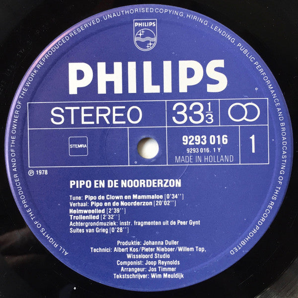Pipo de Clown : Pipo En De Noorderzon (LP, Album)