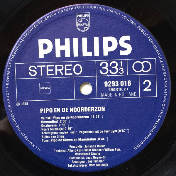 Pipo de Clown : Pipo En De Noorderzon (LP, Album)