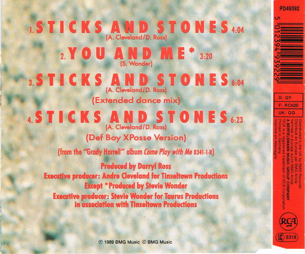 Grady Harrell : Sticks And Stones (CD, Maxi)