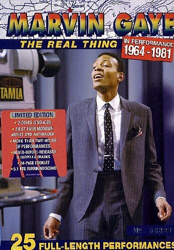 Marvin Gaye : The Real Thing - In Performance 1964-1981 (DVD-V, Comp + CD + Ltd, Num)