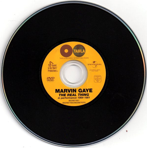 Marvin Gaye : The Real Thing - In Performance 1964-1981 (DVD-V, Comp + CD + Ltd, Num)