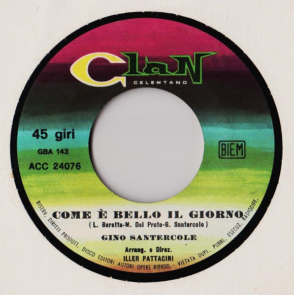 Gino Santercole : Jane And John (7")