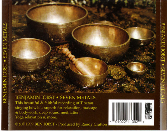 Benjamin Iobst : Seven Metals - Singing Bowls Of Tibet (CD, Album)