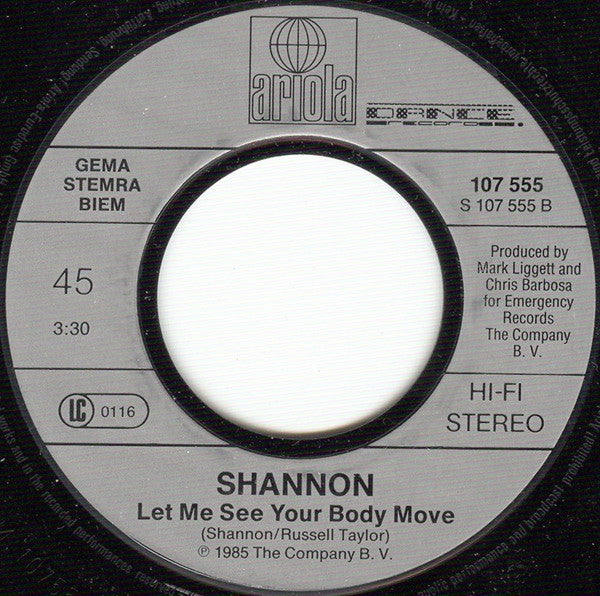 Shannon : Stronger Together (7")