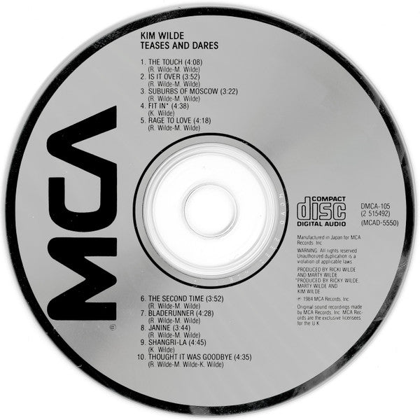 Kim Wilde : Teases & Dares (CD, Album)
