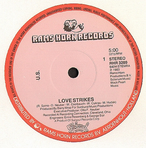Unknown Stranger : Love Strikes (12")