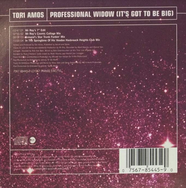 Tori Amos : Professional Widow (It's Got To Be Big) (CD, Maxi, Car)