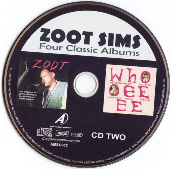 Zoot Sims : Four Classic Albums   (2xCD, Comp, RM)