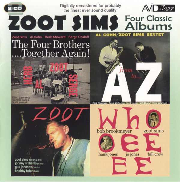 Zoot Sims : Four Classic Albums   (2xCD, Comp, RM)