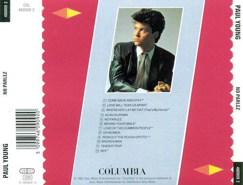 Paul Young : No Parlez (CD, Album, RE)