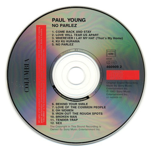 Paul Young : No Parlez (CD, Album, RE)