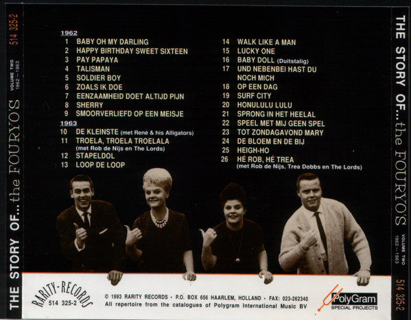 The Fouryo's : The Story Of... - Volume Two 1962-1963 (CD, Comp)