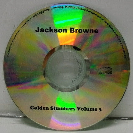 Jackson Browne : Golden Slumbers Vol. 3 (CDr, Comp, Unofficial)