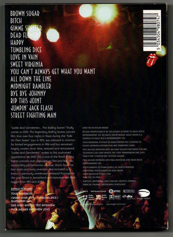 The Rolling Stones : Ladies & Gentlemen (DVD-V, NTSC)