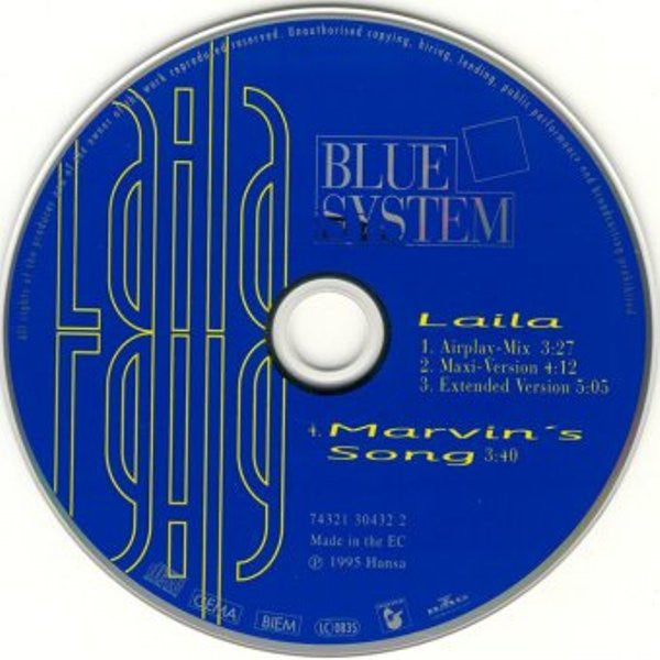 Blue System : Laila (CD, Maxi)