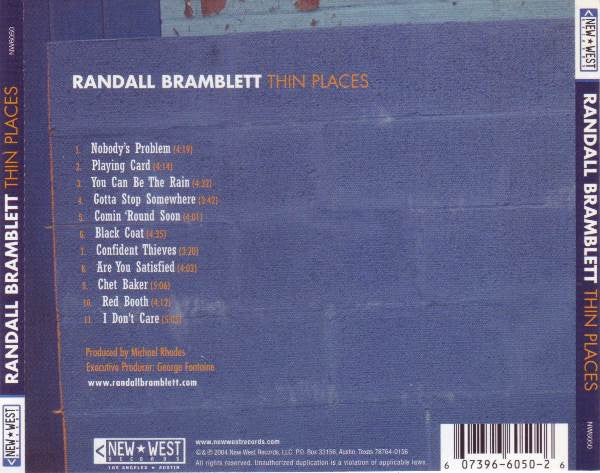 Randall Bramblett : Thin Places (HDCD, Album)