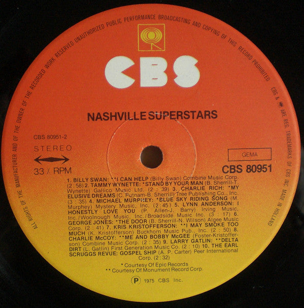 Various : Nashville Superstars (LP, Comp)
