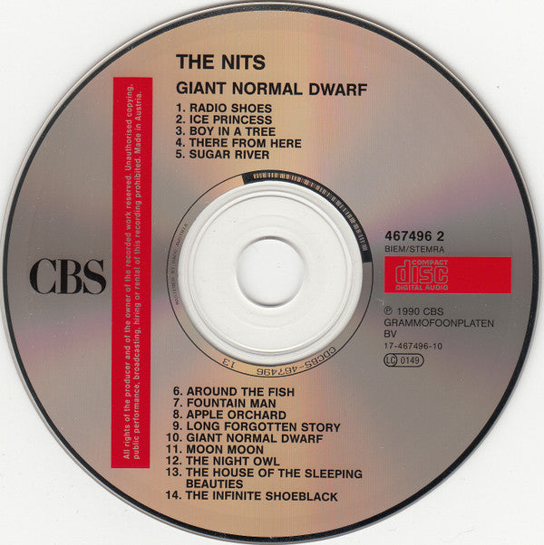 The Nits : Giant Normal Dwarf (CD, Album)