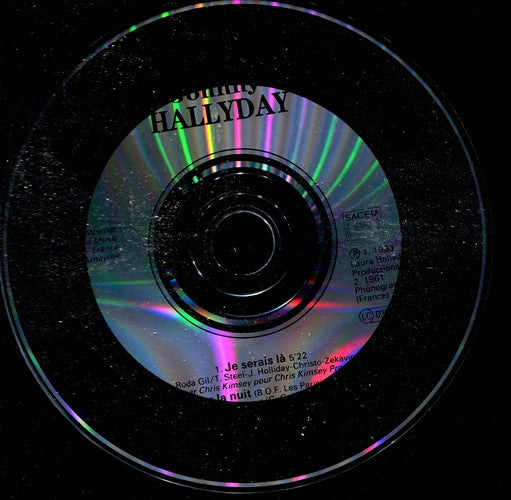 Johnny Hallyday : Je Serai Là (CD, Single, Car)