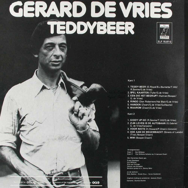 Gerard De Vries : Teddybeer (LP)