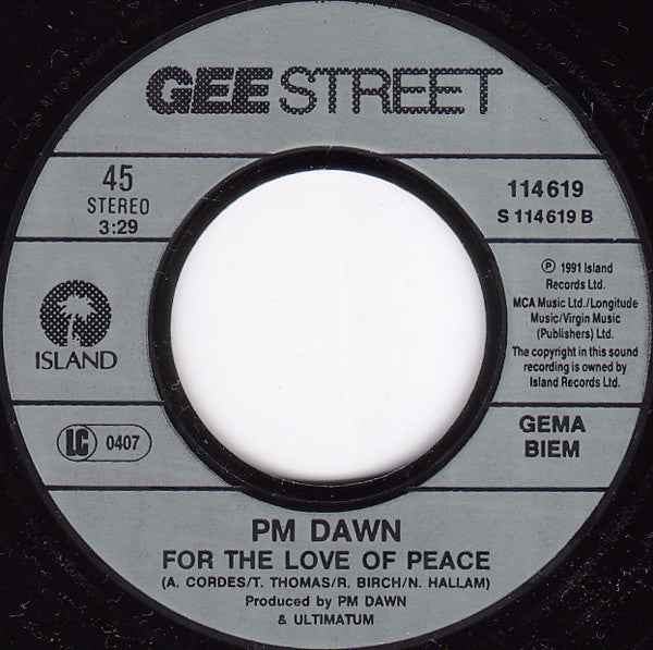 P.M. Dawn : Set Adrift On Memory Bliss (7", Single)