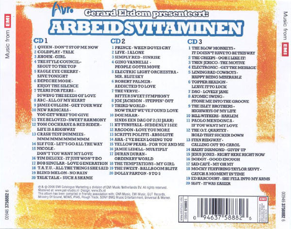 Various : Gerard Ekdom Presenteert Arbeidsvitaminen (3xCD, Comp)