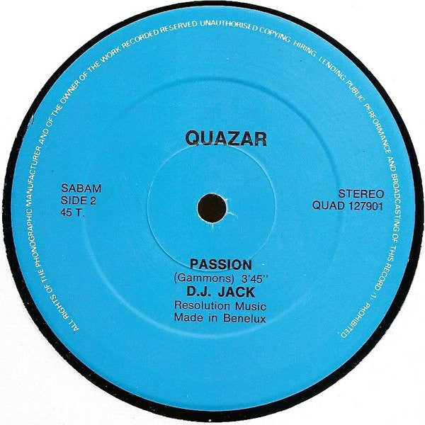D.J. Jack : Hot House (12", Mixed)