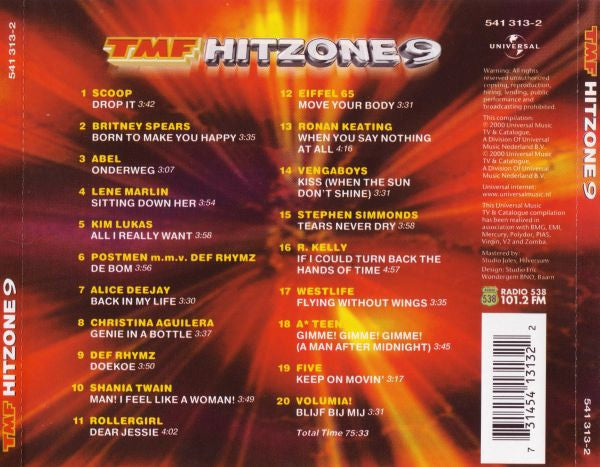 Various : TMF Hitzone 9 (CD, Comp)