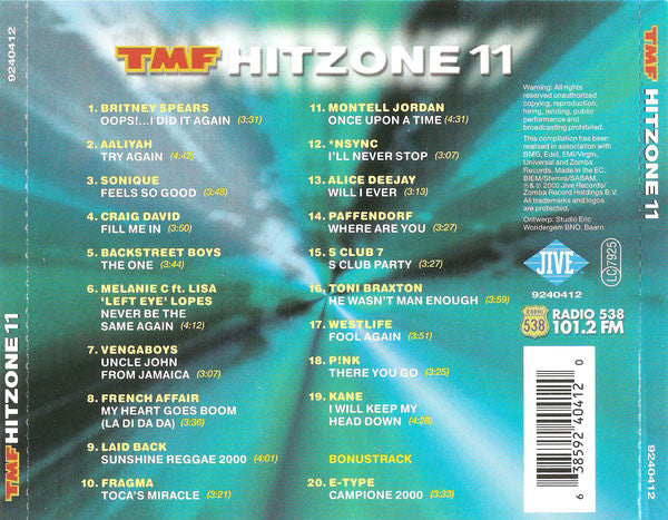 Various : TMF Hitzone 11 (CD, Comp)
