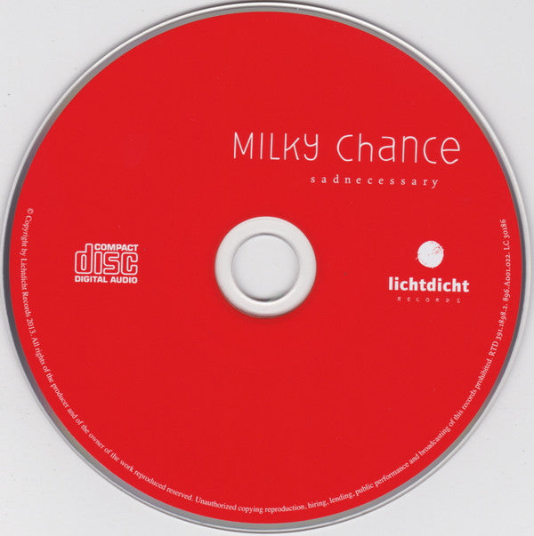 Milky Chance : Sadnecessary (CD, Album, Dig)