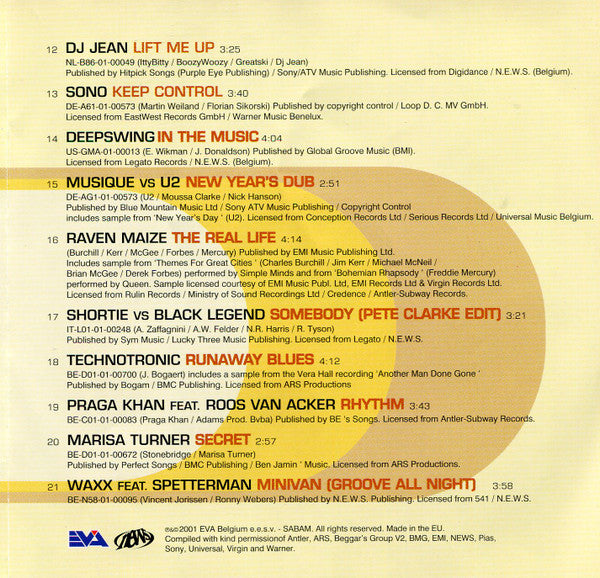 Various : Dance Train 2001/2 (CD, Comp)