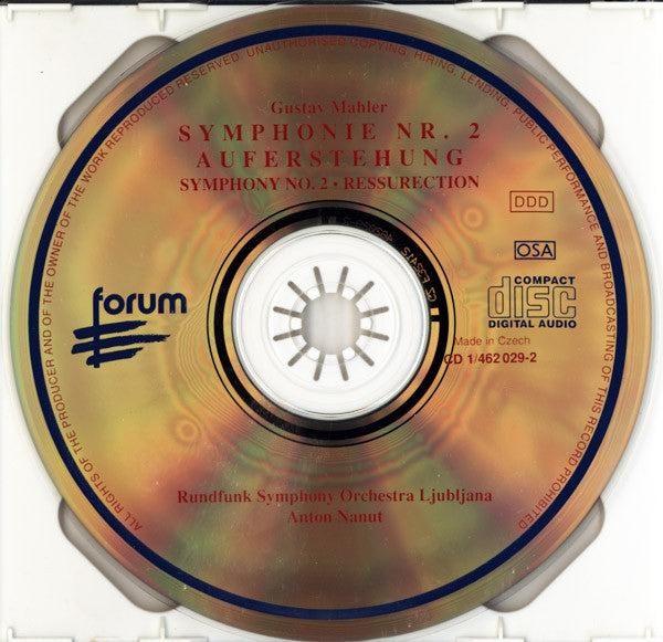 Gustav Mahler : Symphonie Nr. 2 Auferstehung (2xCD)