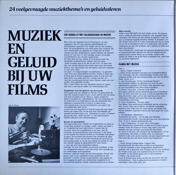 Various : Muziek En Geluid Bij Uw Films (2xLP, Comp)
