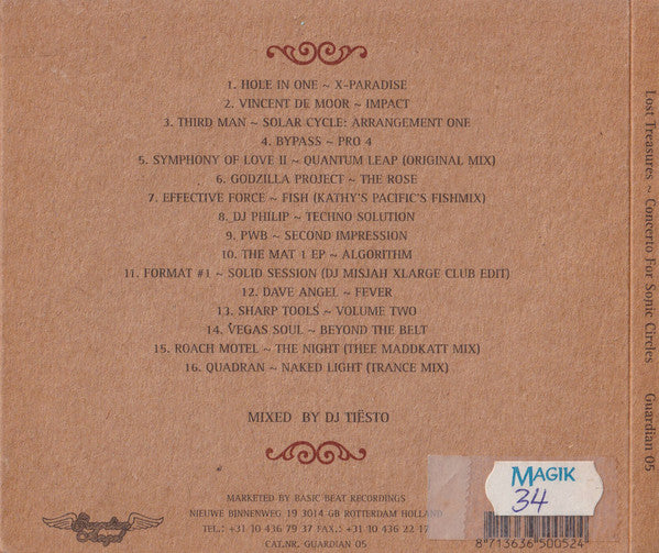 Various : Lost Treasures ~ Concerto For Sonic Circles (CD, Comp, Mixed, RE, Dig)