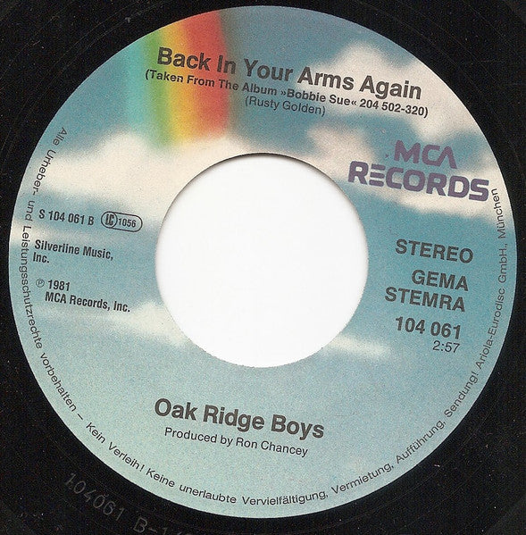 Oak Ridge Boys* : Bobbie Sue (7", Single)