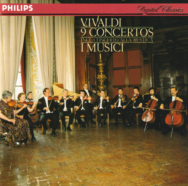 Antonio Vivaldi, I Musici : 9 Concertos (CD, Album)