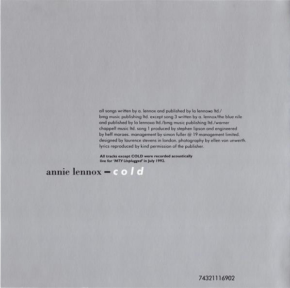 Annie Lennox : Cold (CD, EP, Ltd)