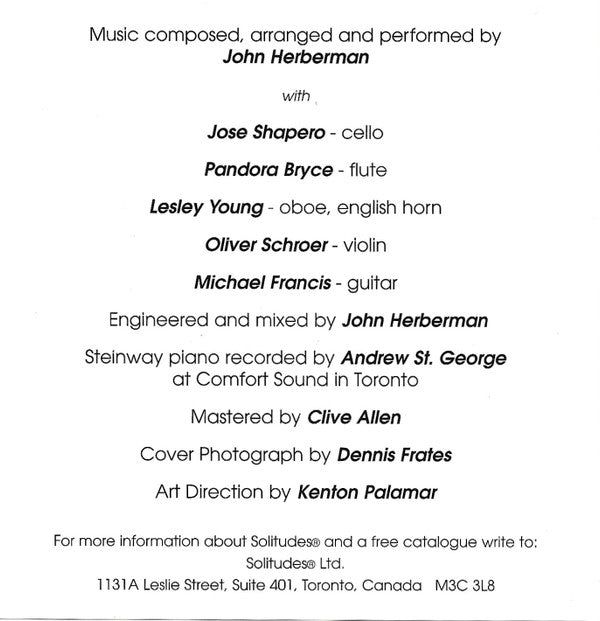 Dan Gibson, John Herberman : Rhythms Of The Sea - Eight Piano Moods (CD, Album)