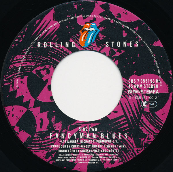 The Rolling Stones : Mixed Emotions (7", Single)