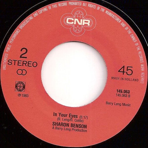 Sharon Benson : Hold On I'm Comin' (7", Single)