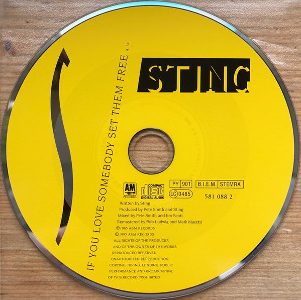 Sting : If You Love Somebody Set Them Free (CD, Single, RE, RM)